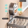 1PC No Drill Suction Cup Soap Dish Wall Mount Bathroom Storage Box with Drain Holder Organizer Rack Soap Dish Holder Soap Holder