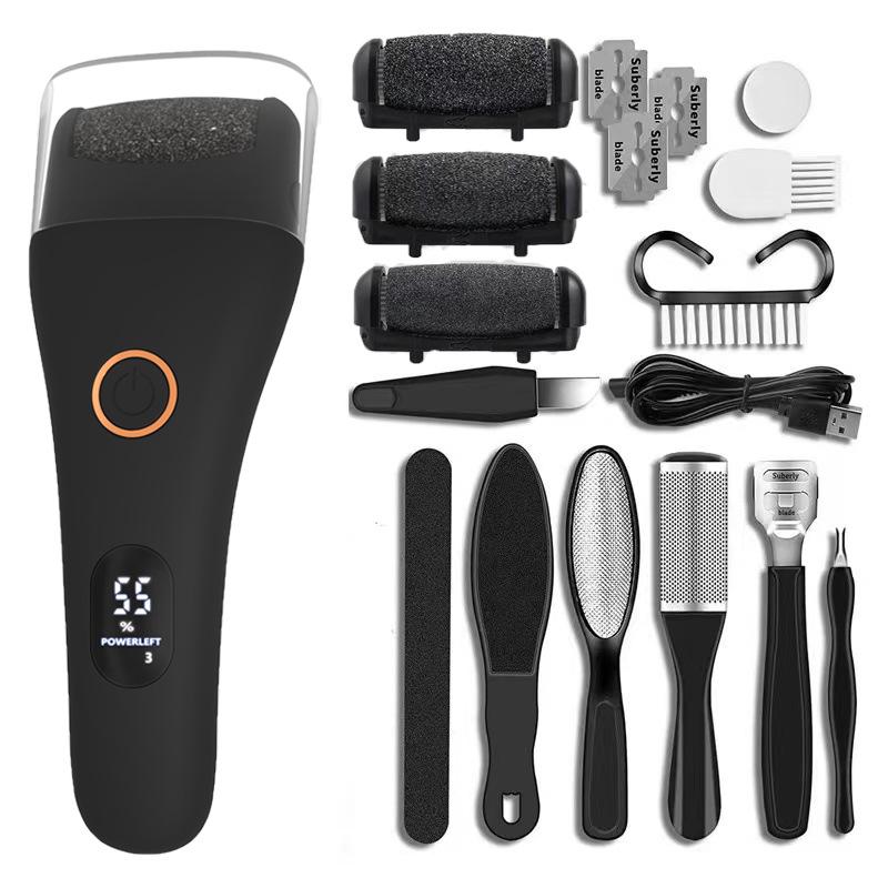 

Электрическая шлифовальная машина для ног: Портативное автоматическое устройство для педикюра для удаления омертвевшей кожи, моющееся и съемное