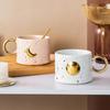 Keramik-Kaffeetasse Kreative Tasse Mond Haferflocken Frühstück Mit Büroküche Milch Paar Freunde Geburtstagsgeschenk