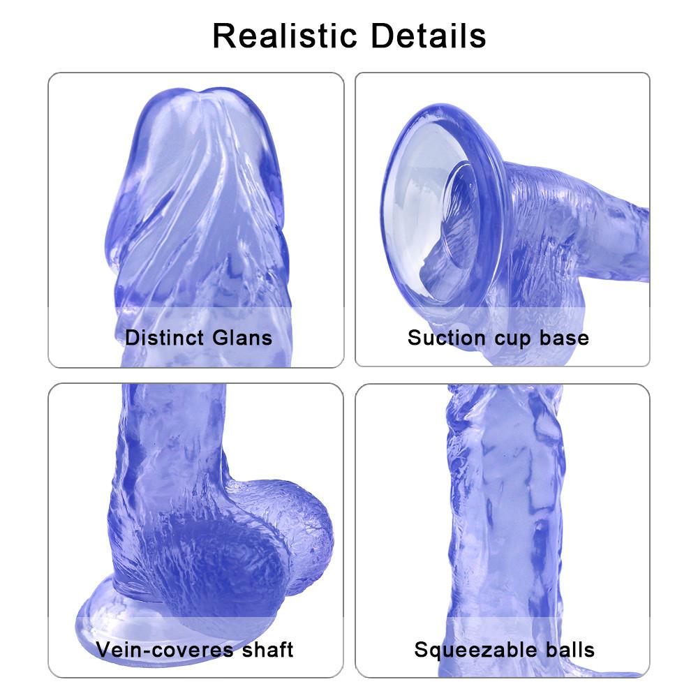 Super Skin Realistic Dildo Soft Suction Cup Big Huge  Penis Dick Adults Sex Toys for Women Female Masturbator Anal Adult Toys