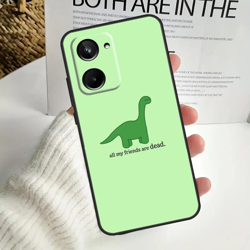 Dinosaur Pattern For Realme C75 C55 C71 C53 C67 C61 C33 C63 C51 C65 15 GT7 Pro 10 11 12 13 14 Pro Plus Case