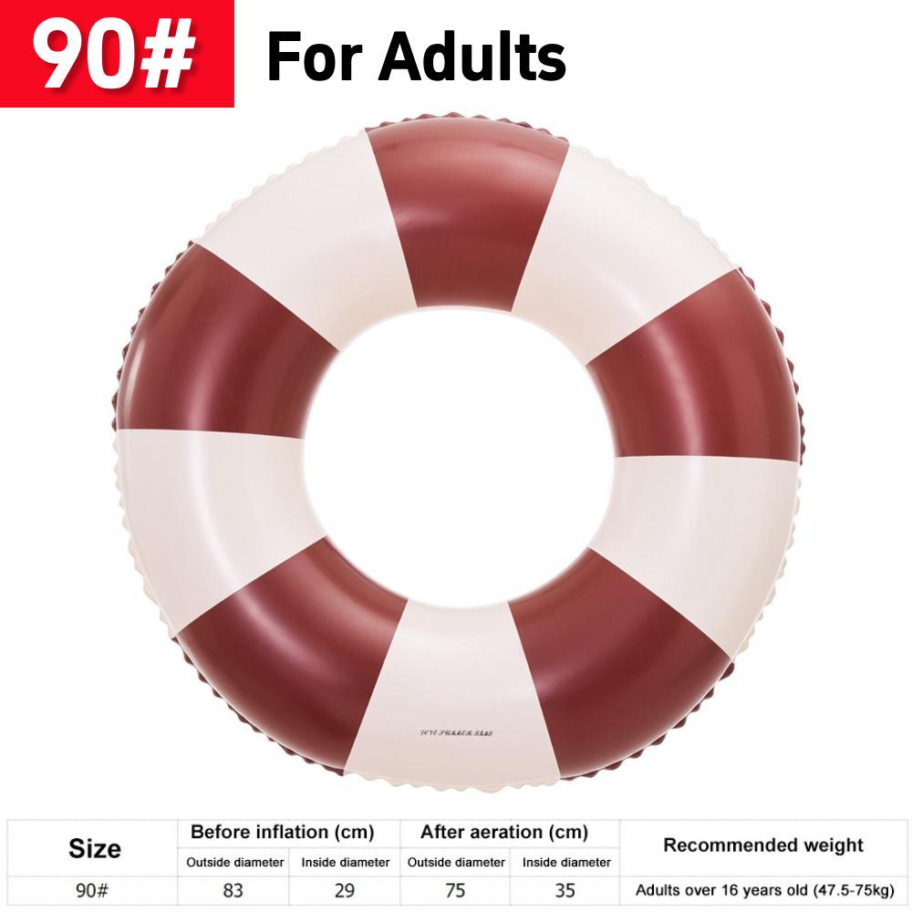 Thickened Swim Ring Float with Handle Swimming Circle Swimming Ring for Kids Adults for Swimming Pool Party Decorations