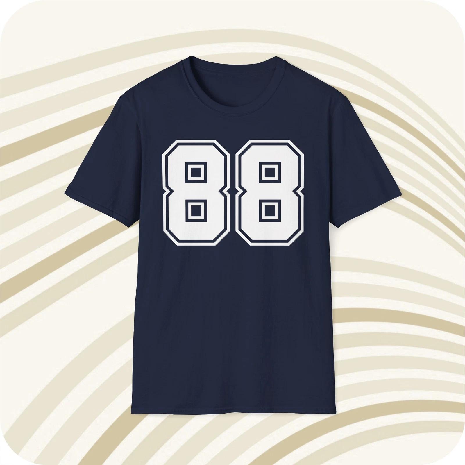 Michael Irvin #88 Dallas Cowboys NFL Jersey T shirt - Front & Back Print 2XL