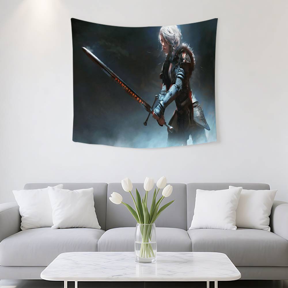 Game HD T The Witcher Tapestry Customizable Tapestries Of Various Styleswall Hangings Celebrity Photo Printingwall Hangings