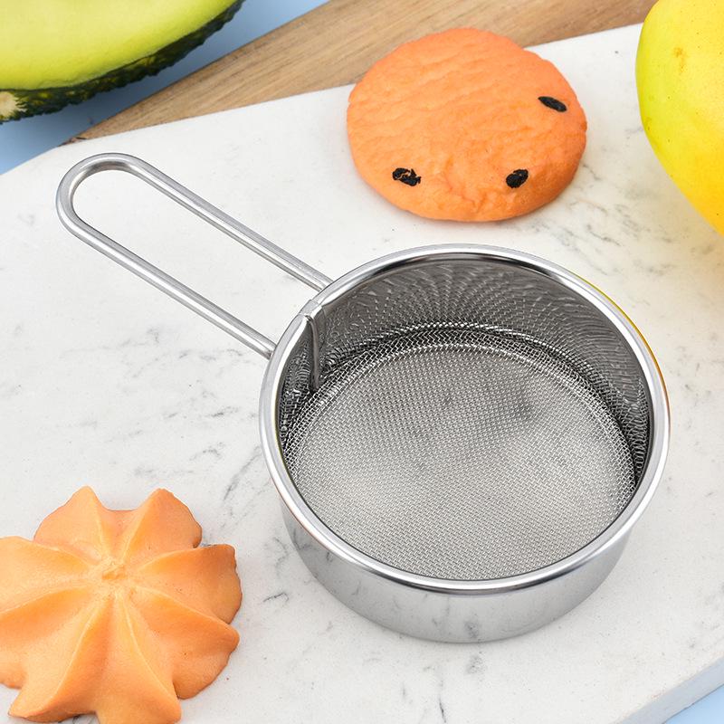 Yangjiang Ręczny Półautomatyczny Przesiewacz do Mąki i Cukru - Narzędzie do Pieczenia ze Stali Nierdzewnej