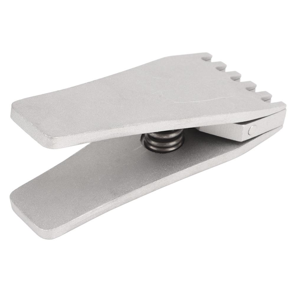 Spring Loaded Badminton Starting Clamp Silver Finish Racket Stringing Tool Tennis Rackets серебряный