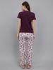 MONTE CARLO Womens Regular Fit Printed Lower Set