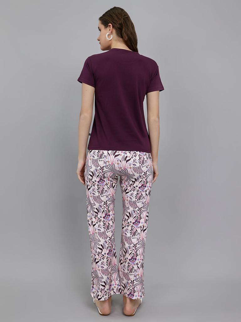MONTE CARLO Womens Regular Fit Printed Lower Set