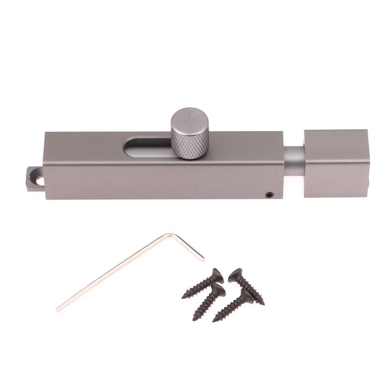 3palcový hardwarový dveřní zámek Hlaveň šroub z hliníkové slitiny Západka Visací zámek Sada spony pro zamykání okna dveří