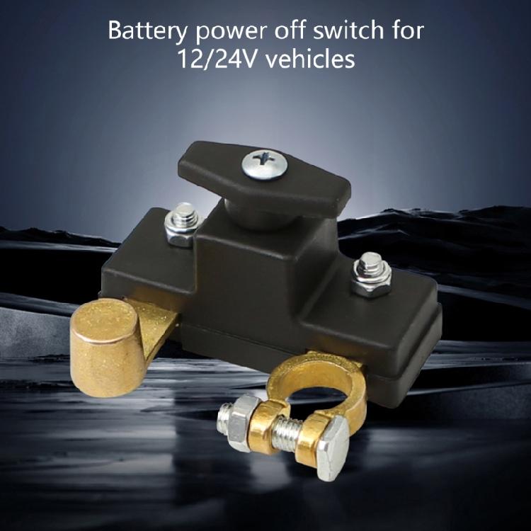 Heavy Duty Efficient Marine Battery Disconnect Switch 12V 24V Pure Copper Isolator Suitable for Long Term Vehicle Safety