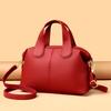 Women's Handbag with Large Capacity and Soft Leather Temperament, Niche Design, Shoulder Bag, Commuting Women's Boston Bag
