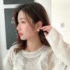2023 Trendy Korean Style White Pearl S925 Silver Stud Earrings for Women