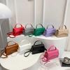Personalized trend contrasting colors, fashionable and simple 2025 summer indentation new single shoulder oblique span portable small square bag