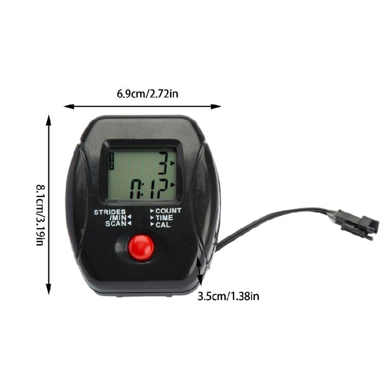 LCD Display Stapmachine Teller Stepper Teller Monitor Buikwiel Teller voor Taille Machine Air Walker Duurzaam