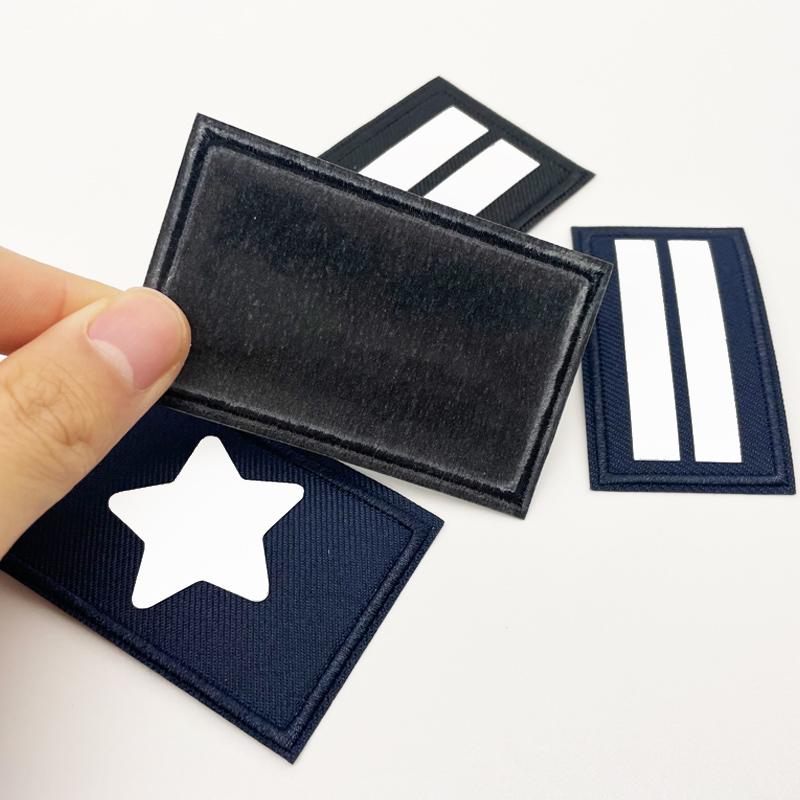 Reflective Embroidery Patches Stars Arrow Diy Accessory Clothes Bags Stickers Heat Press Appliqued Diy Sewing Crafts Applique