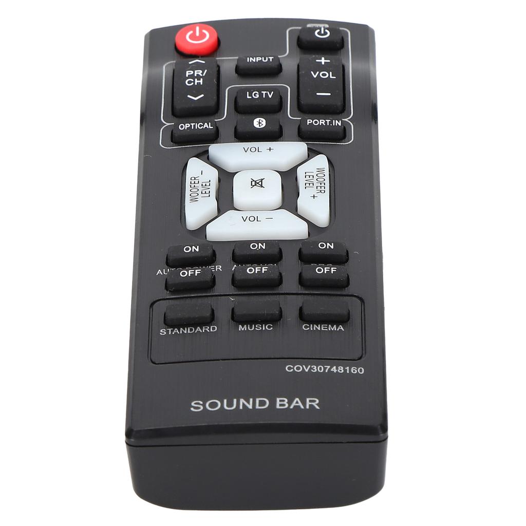 Remote Control ABS Durable Soundbar Replacement Remote Control for LG COV30748160
