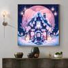 5D Diamond Painting New Arrival Cross Stitch Fairy Tale Snowy House Rhinestones Mosaic Embroidery Home Decor Kids Gift