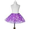 Polka Dot Print Tulle Dance Pettiskirt Layered Princess Skirt Ballet Dancewear Tutu Skirts  Adult