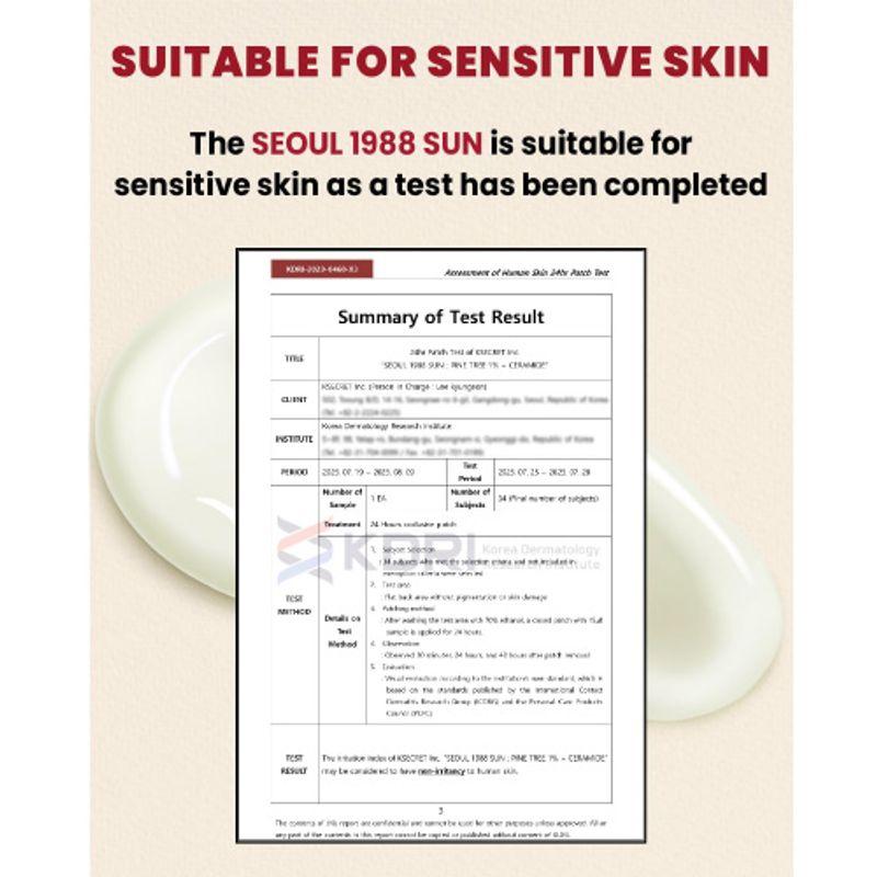 [KSECRET] SEOUL 1988 Sun : Pine Tree + Ceramide 50ml