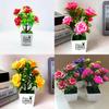 Plant Rose Potted Room Decoration Ornaments For Gift And Decoration Home
