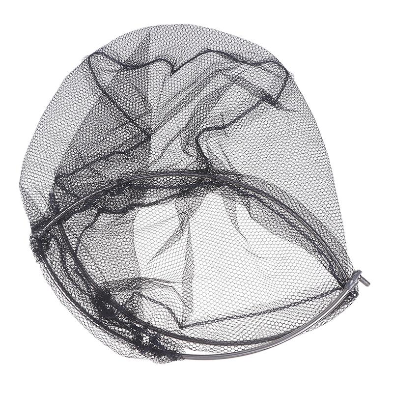 Nylon Fishing Nets Head Fishing Tackle Collapsible Detachable Handle Rhombus Mesh Hole Depth Folding Dip Net Durable Dip Net