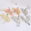 Old-Fashioned Ancient Bronze Fishtail Pearl Grab Clip, Back Of Head Temperament Versatile High-Value Shark Clip Headgear Hair Grab