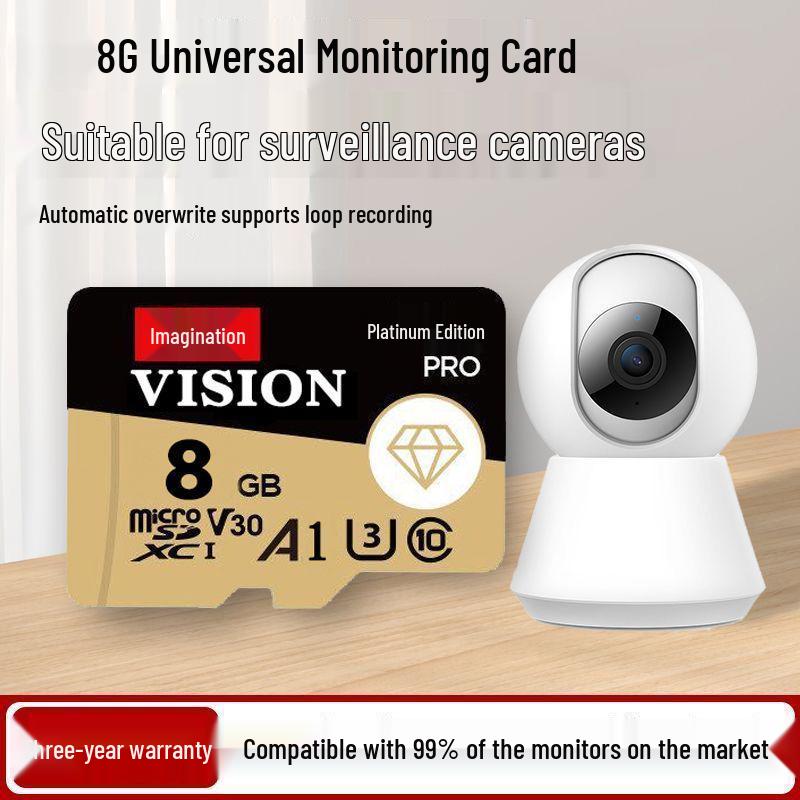128GB Memory Card for Surveillance, Cameras, Dashcams, Universal Mobile Storage