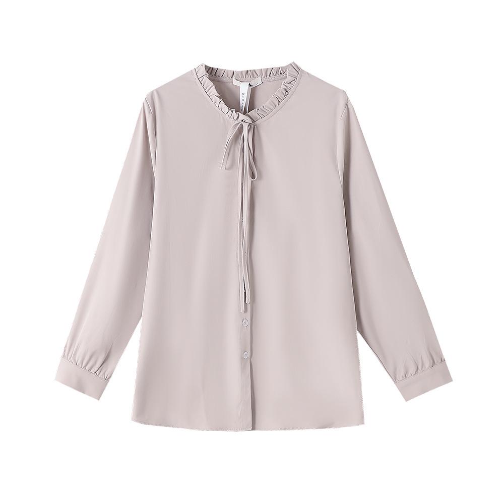 

2025 A/W Plus Size French Shirt Dress - College Style 2-Piece for Women (130-320 Jin) 4XL (approx. 95-110 kg)
