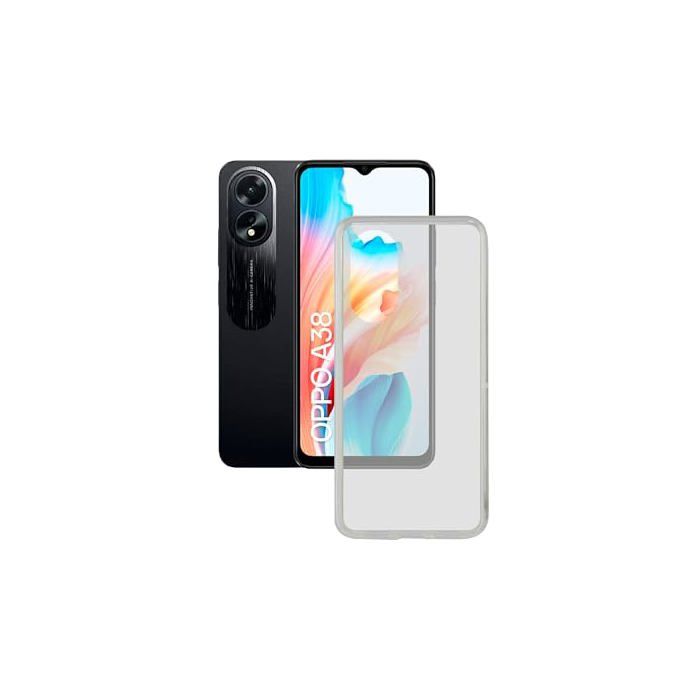 Coque souple transparente - KSIX smart your tech - OPPO A38 - Anti-traces de doigts - Flexible