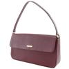 Burberry Hobo Schultertasche Ein Riemen Bordeaux Leder Damen Gebraucht