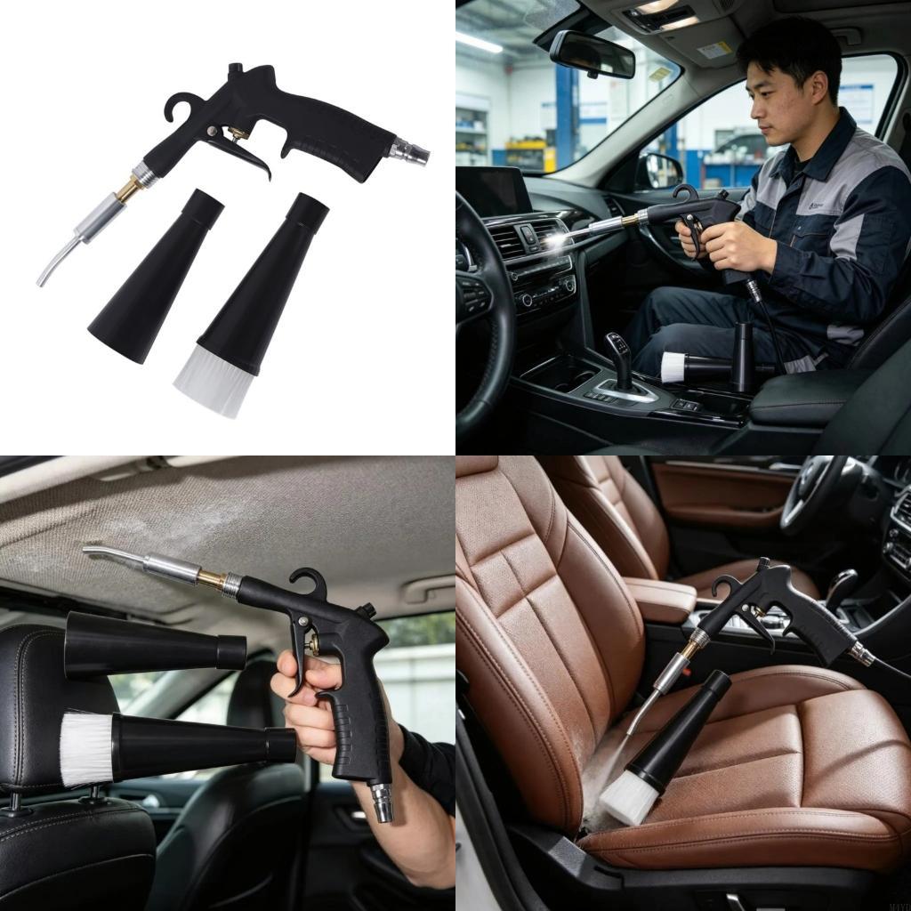 Pneumatic Air Blow Car Detailing Interior Cleaning Tool High Pressure Air Foam For Car Cleaning Carpet M4YD CN