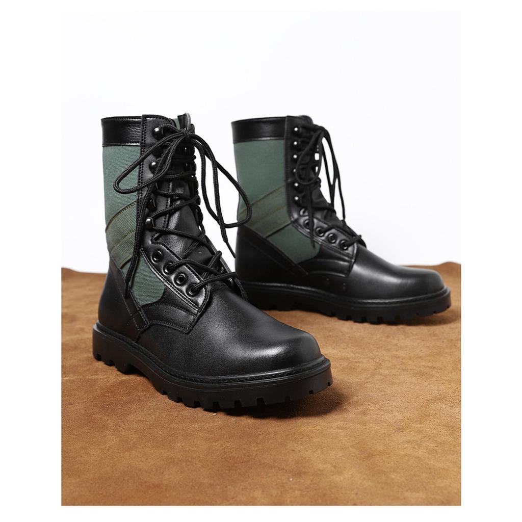 Martin Boots, Men's Boots, Leather Boots, Mid High Tops, Plus Size, Long Boots, Martin Shoes, Combat Boots