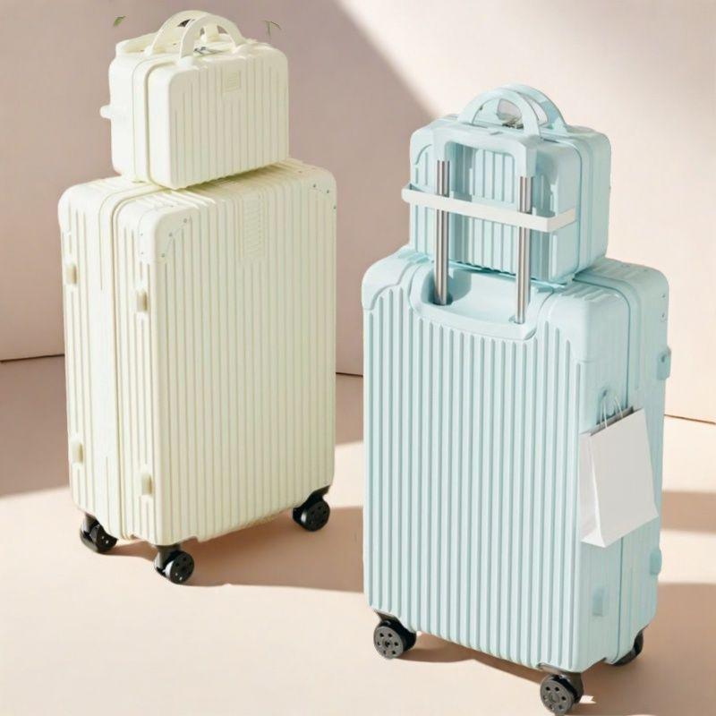 Large Capacity Retro Korean Style Travel Suitcase with Durable Universal Wheels - 2025 Edition