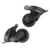 1 Pair PP+PET Luggage Wheels Replacement Mute 360 Degree Rotation Suitcase Wheels Replacement Swivel Suitcase Wheels