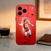 American Football P-Patrick M-Mahomes  Phone Case For iPhone 17, 16,15,14,13,12,11 Plus,Pro Max, Others Soft Black Cover