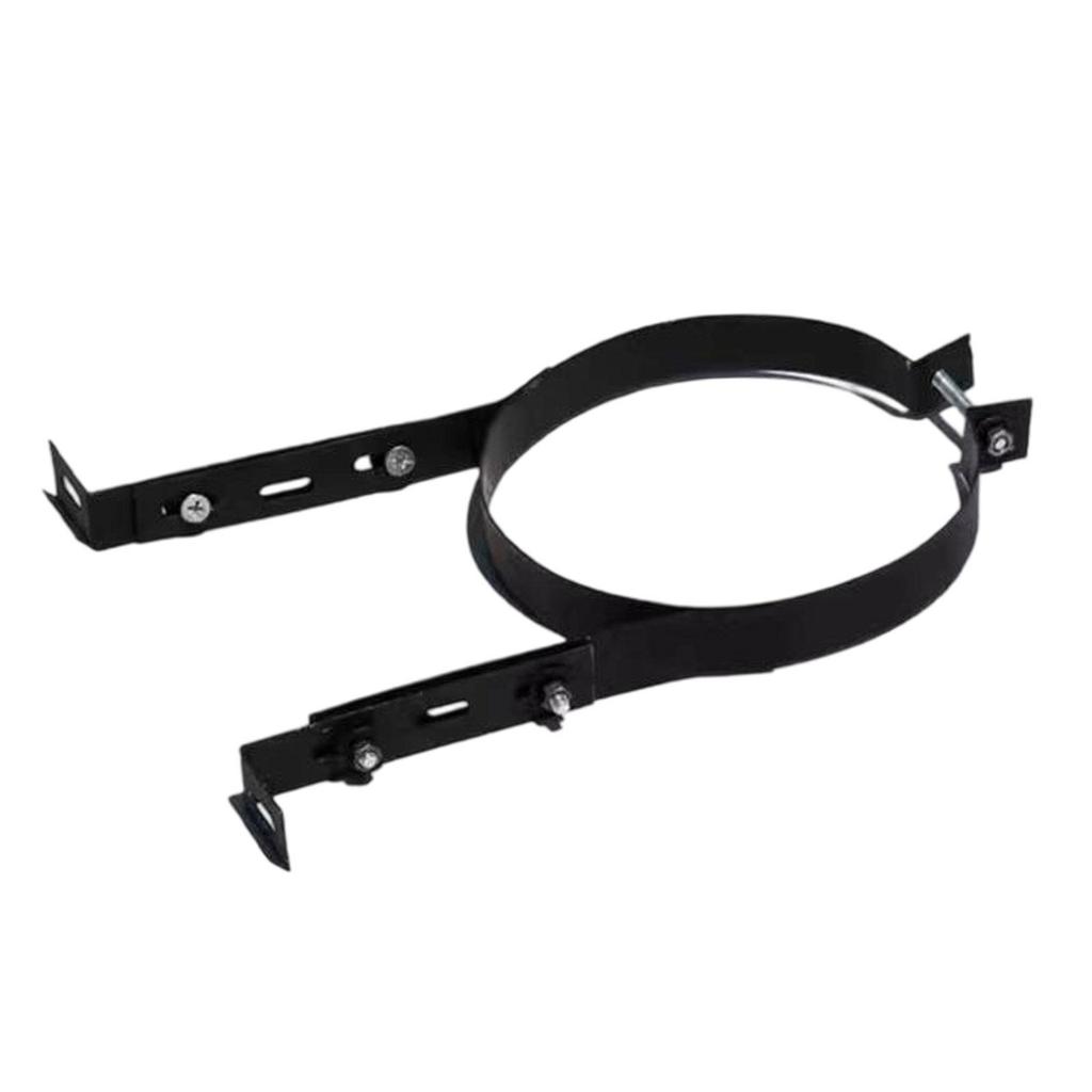 Adjustable Stainless Steel Fireplace Support, Chimney Flue Clamp, Wall Mounting Strap, Hanging