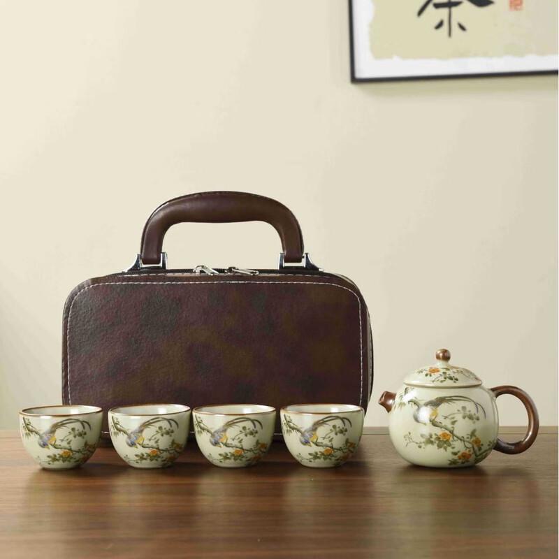 Shangqi Portable Ceramic Travel Tea Set