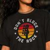 Don't Block The Rock Guitarist Shirt, Vintage Rock Music Tee