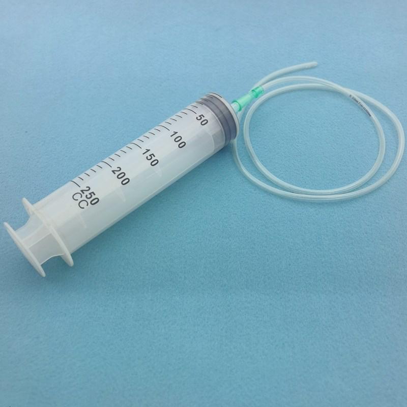 High-Capacity Flushing Syringe with Coarse Needle for Glue or Enema
