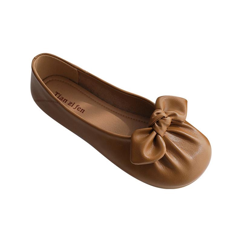 Boutique Taizhou fashion women's shoes fashion bow soft sole single shoes direct supply soft sole not tired feet work shoes women