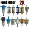 2X Universal Air Diesel Filter Parking Heater Fuel Oil Filter Water Separator Replacement Fit Truck Bus Caravan Boat 12 Type