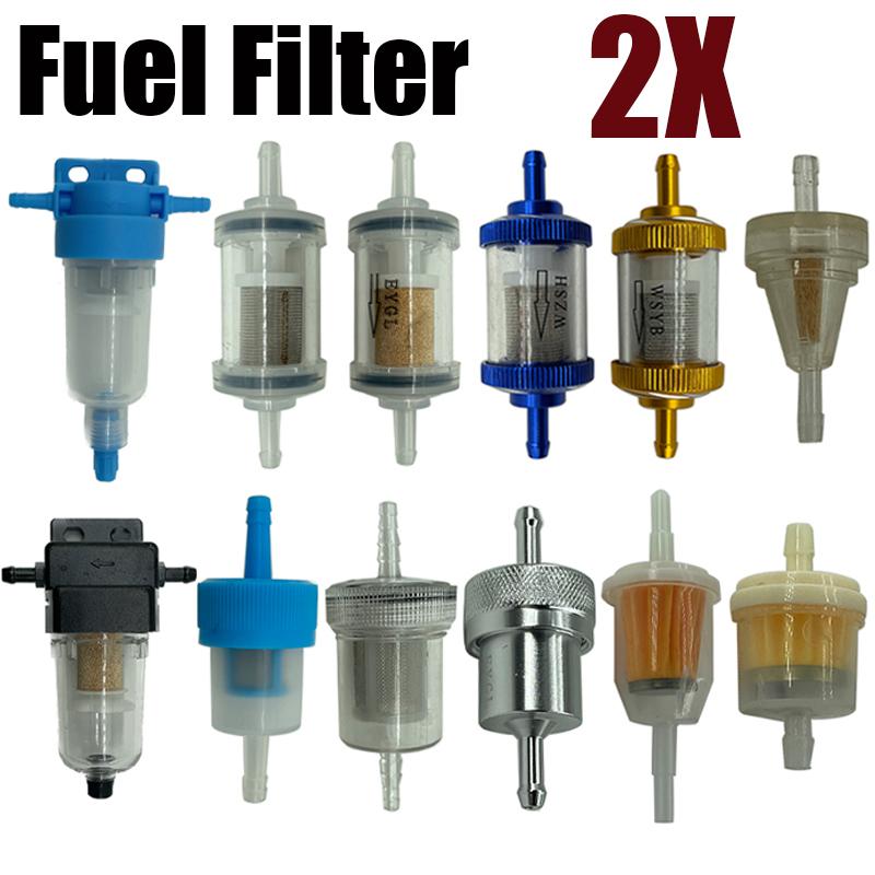 2X Universal Air Diesel Filter Parking Heater Fuel Oil Filter Water Separator Replacement Fit Truck Bus Caravan Boat 12 Type