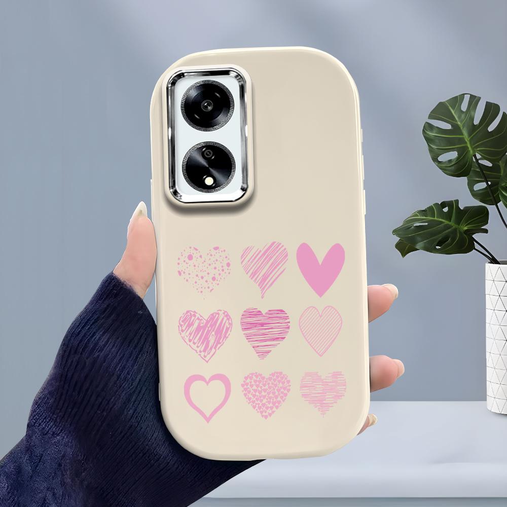 Solid Color Silver Edge Lens Soft Liquid Silicone Shockproof Phone Case for iPhone Samsung Huawei Honor Xiaomi Redmi OPPO Realme Vivo Infinix Tecno