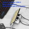 Docking Station USB2.0 Hub Desktop USB C Micro USB 4 In 1 Type C Notebook Accessory