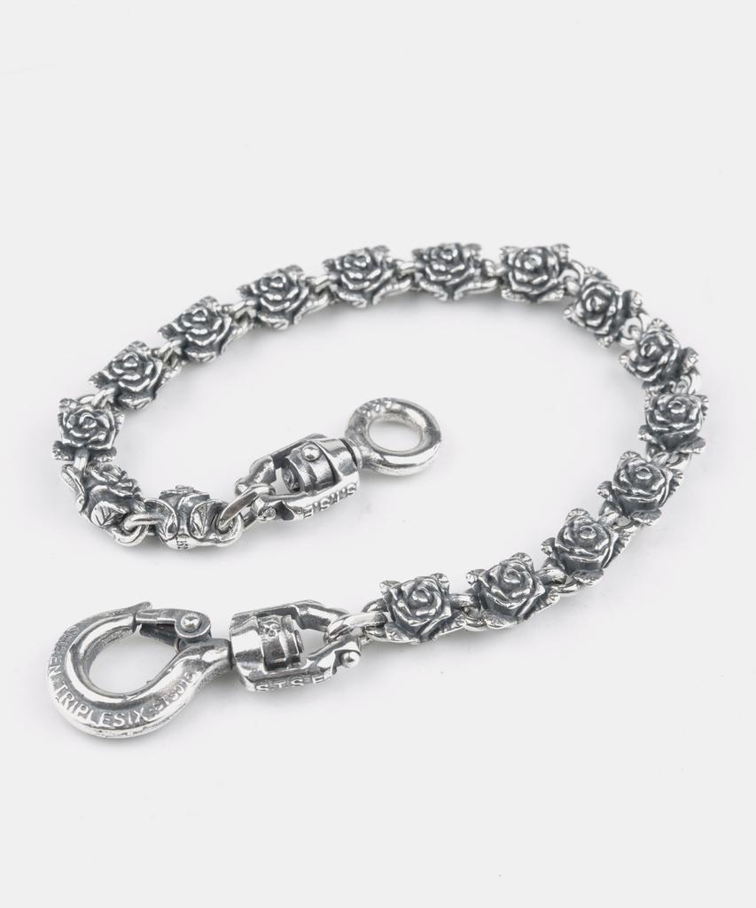 Sheen666 Industrial Series Sts017 Rose Link Silver Bracelet