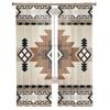 Indian Geometry Graphics Sheer Curtains For Living Room Bedroom Tulle Curtain For Kitchen Voile Curtain Blind Panels