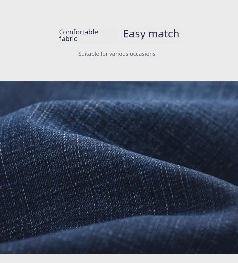 Herren Elastische Baumwolle Casual Jeans - Mittleres Alter Frühlingsstil