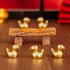 Mini Resin Duck,Miniature Ducks Figures to Hide Landscape Decoration Dollhouses Decors,Garden Aquarium Potted Ornament