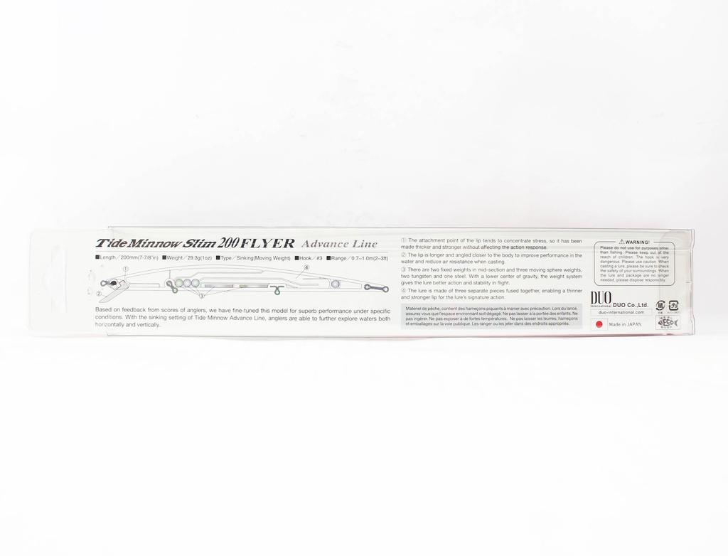 DUO Tide Minnow Flyer Slim 200 Potápivá nástraha DEA0493 (1210)
