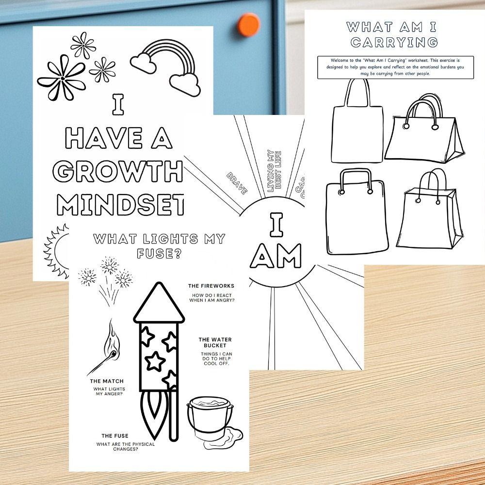 Art Plan Table Art & Emotions Guidebook Pencil Colouring Booklet  Student